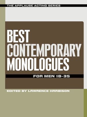 cover image of Best Contemporary Monologues for Men 18-35